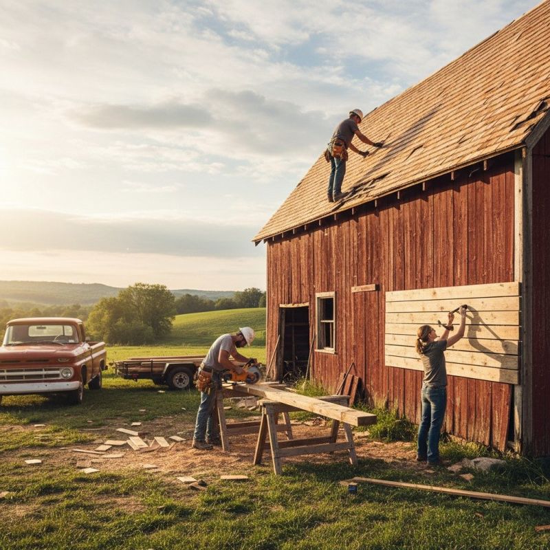 Barn Siding Replacement detail